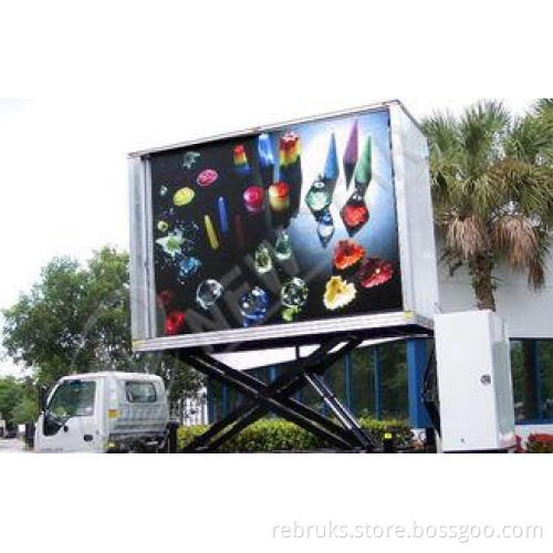Advertising P16mm Truck Mounted LED Display Panel For Outdo